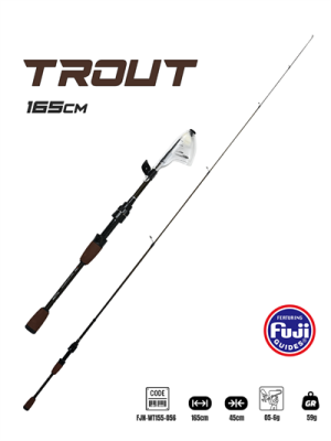 Fujin Trout 165cm 05-6gr Teleskopik Alabalık Kamışı - 1