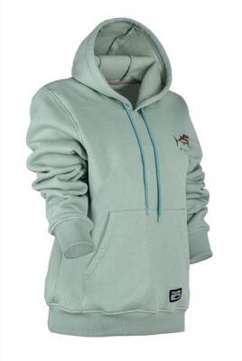 Fujin Tuna Hoodie Mint Sweatshirt Kadın - 1