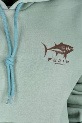 Fujin Tuna Hoodie Mint Sweatshirt Kadın - 4