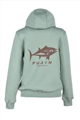 Fujin Tuna Hoodie Mint Sweatshirt Kadın - 3