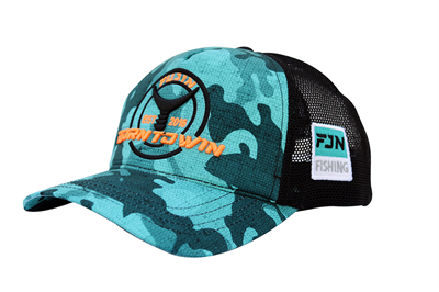 Fujin Turquoise Camo Tuna Balıkçı Şapkası - 1