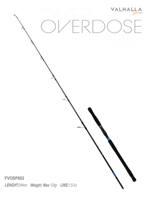 Fujin Valhalla Overdose 244cm max 120gr Popping Kamışı - 1
