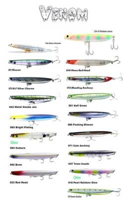 Fujin Venom 120mm 20gr Su Üstü Maket Balık - 1