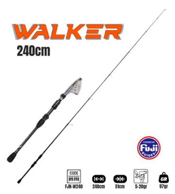 Fujin Walker 240cm 5-20gr Teleskopik Spin Kamışı - 1
