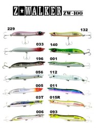 Fujin Z-Walker 100mm 11gr Su Üstü Maket Balık - Fujin