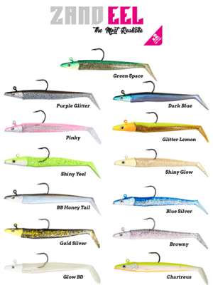 Fujin Zand Eel 11cm 7gr-14gr Double Body+Head Silikon Balık - 1