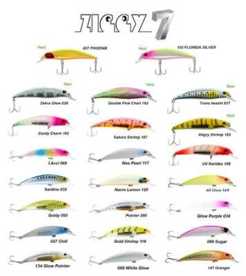 Fujin Ziggy7 70mm 9.6gr Sinking LRF Maket Balık - 1