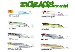 FUJIN Zigzags 105sw 10gr Maket Balık - Fujin