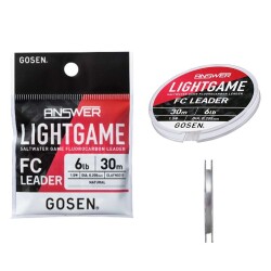 Gosen Answer Light Game Salt Water Game F C Leader 30mt - Gosen