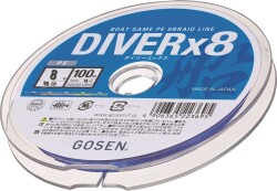 Gosen Diver Bot Game PE 8 Örgü Çıkrık İpi 100mt Multi Color - Gosen