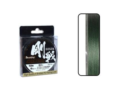 Gosen W8 Casting PE 8 Örgü Spin İp Misina 150mt Yeşil - 7