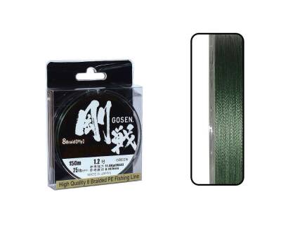 Gosen W8 Casting PE 8 Örgü Spin İp Misina 150mt Yeşil - 4