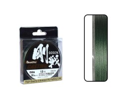 Gosen W8 Casting PE 8 Örgü Spin İp Misina 150mt Yeşil - 5
