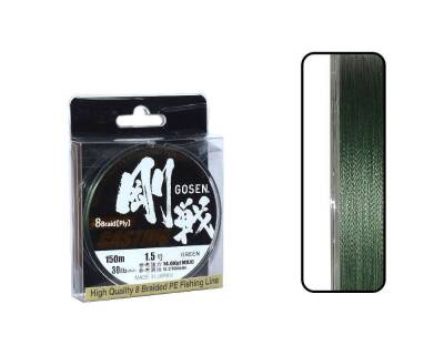 Gosen W8 Casting PE 8 Örgü Spin İp Misina 150mt Yeşil - 5