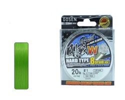 Gosen W8 Hard Type PE 8 Örgü Spin İp Misina 150mt Açık Yeşil - 5
