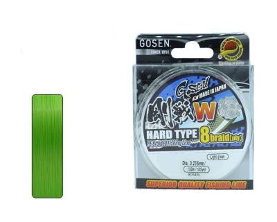 Gosen W8 Hard Type PE 8 Örgü Spin İp Misina 150mt Açık Yeşil - 7