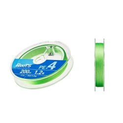 Gosen X4 Roots PE 4 Örgü Spin İpi 200mt Light Green - Gosen