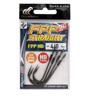Hayabusa FPP HD Straight Güçlendirilmiş Delikli Lüfer İğnesi Black Nikel - 6