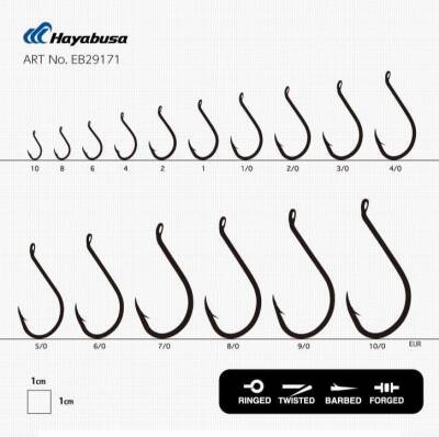 Hayabusa HBEK 562 Delikli Octopus Sinarit İğnesi Black Nikel - 3