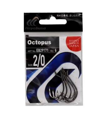 Hayabusa HBEK 562 Delikli Octopus Sinarit İğnesi Black Nikel - 5