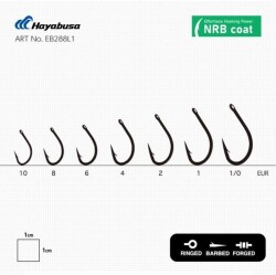 Hayabusa HBIL 288 Sazan İğnesi Dövme Teflon Black 10lu Paket - 3