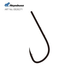 Hayabusa HBTH 282 Delikli Tırnaklı Canlı Yem İğnesi Black Nikel - 4