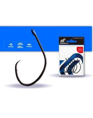 Hayabusa HCRL 186 Circle Delikli Çupra İğnesi Black Nikel - 1