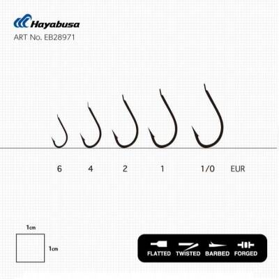Hayabusa HHBR 289 Kısa Pala Dövme Çupra İğnesi 15li Paket Black Nikel - 2