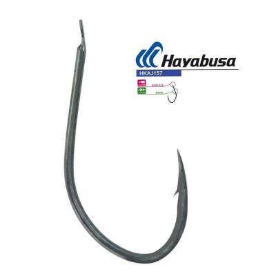 Hayabusa HKAJ 157 Kısa Pala Dövme Olta İğnesi 15li Paket Black Nikel - 1