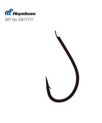 Hayabusa HMRS 171 Kısa Pala Dövme Olta İğnesi 15li Paket Black Nikel - 2