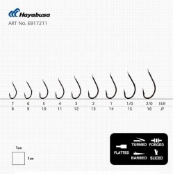 Hayabusa HMRS 172 Tırnaklı Canlı Yem İğnesi 15li Paket Nikel - 3