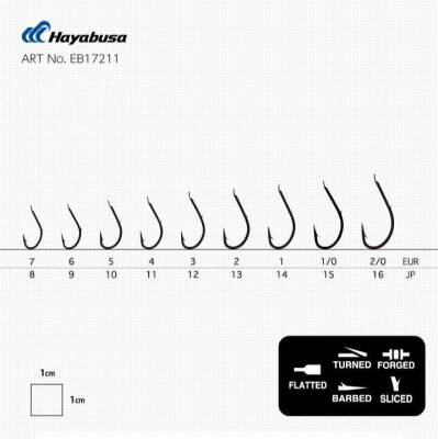 Hayabusa HMRS 172 Tırnaklı Canlı Yem İğnesi 15li Paket Nikel - 3