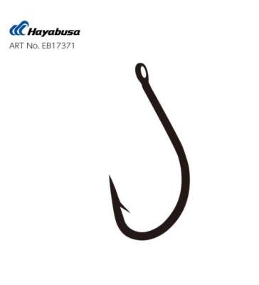 Hayabusa HMRS 173 Delikli Dövme Olta İğnesi 15li Paket Black Nikel - 2