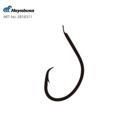 Hayabusa HMUT 183 Circle Dövme Olta İğnesi 15li Paket Nikel - 3