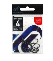 Hayabusa HOSN 561 Delikli Uzun Pala Olta İğnesi Black Nikel - 4