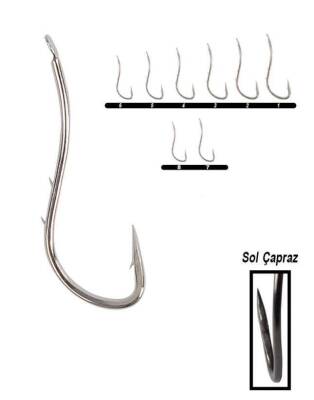 Hayabusa HRYU 191 Tırnaklı Canlı Yem İğnesi 15li Paket Nikel - 1