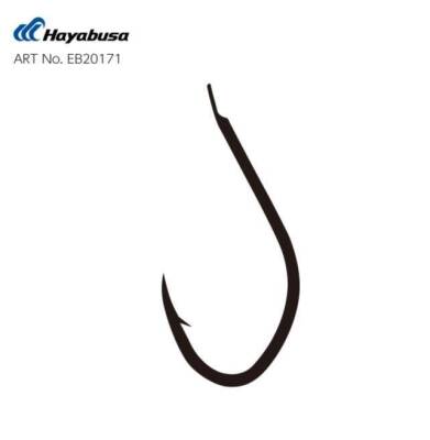 Hayabusa HSNA 201 Kısa Pala Olta İğnesi 15li Paket Black Nikel - 2