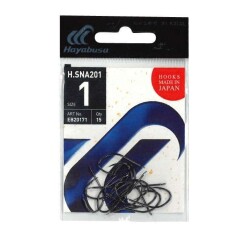 Hayabusa HSNA 201 Kısa Pala Olta İğnesi 15li Paket Black Nikel - 5