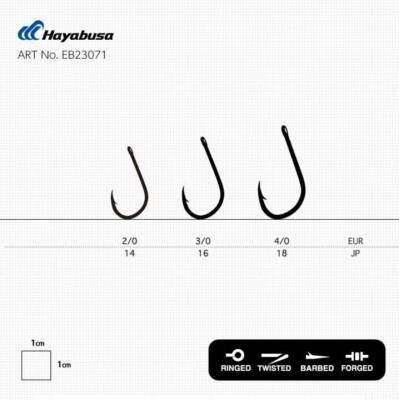 Hayabusa HSOI 230 Delikli Papağan Olta İğnesi 7li Paket Black Nikel - 3