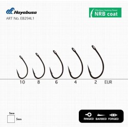 Hayabusa L1 Sazan İğnesi Dövme Teflon Black 10lu Paket - 3