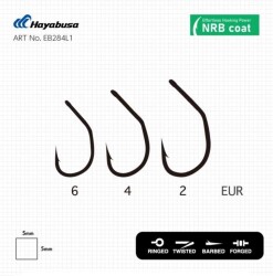 Hayabusa M1 Sazan İğnesi Dövme Teflon Black 10lu Paket - 3