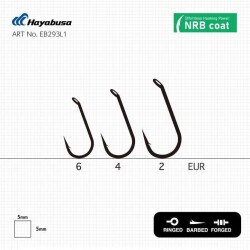 Hayabusa P2 Sazan İğnesi Dövme Teflon Black 10lu Paket - 2