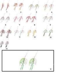 Hayabusa SE 125 Tai Rubber Free Slide Yedek Etekli Assist İğne Set - 24