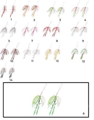 Hayabusa SE 125 Tai Rubber Free Slide Yedek Etekli Assist İğne Set - 24
