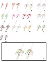 Hayabusa SE 125 Tai Rubber Free Slide Yedek Etekli Assist İğne Set - 17
