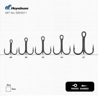 Hayabusa TBL 930 Üçlü İğne Premium 6lı Paket Nikel - 2