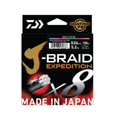 JBRAID EXPEDITION 8 BRAID 150M, SMASH ORANGE, İP MİSİNA - 2