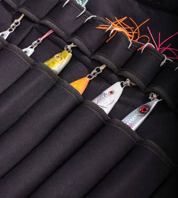 JIG ÇANTASI 10 GÖZ 42x33 CM SİYAH - 3