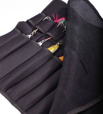 JIG ÇANTASI 10 GÖZ 42x33 CM SİYAH - 4