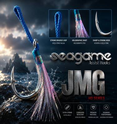 JIGGING MONSTER GLITTER JMG SINGLE 2P #4/0 - 3